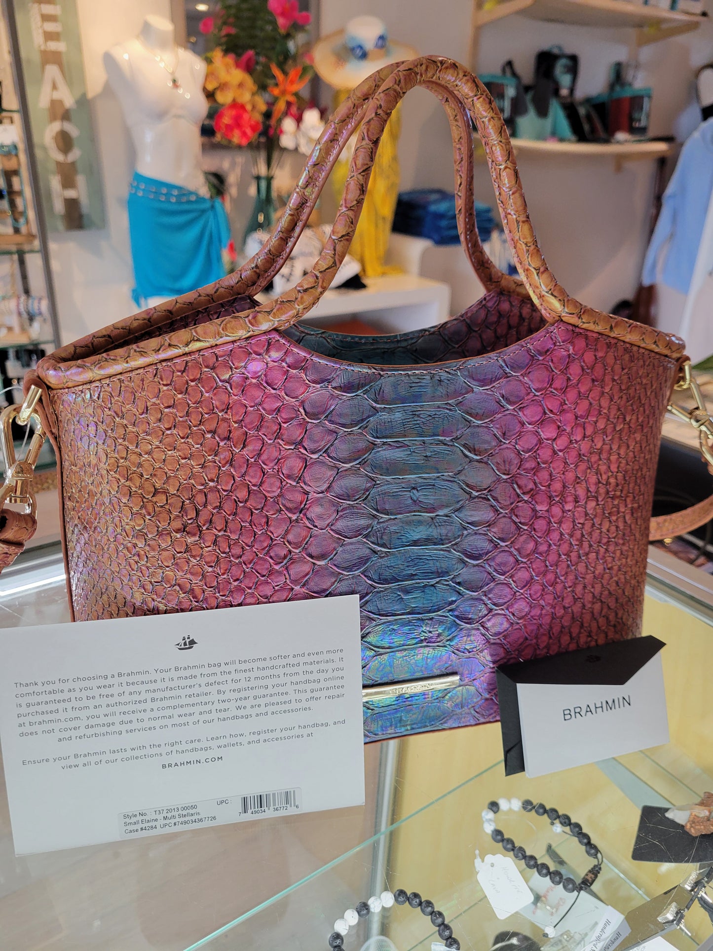 BRAHMIN ELAINE STELLARIS MULTI SATCHEL CROSSBODY