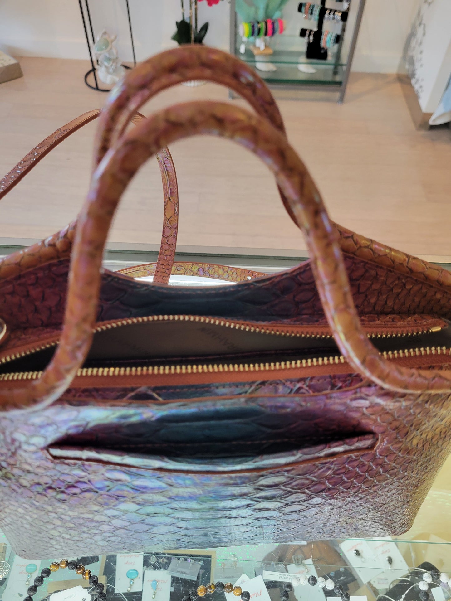 BRAHMIN ELAINE STELLARIS MULTI SATCHEL CROSSBODY