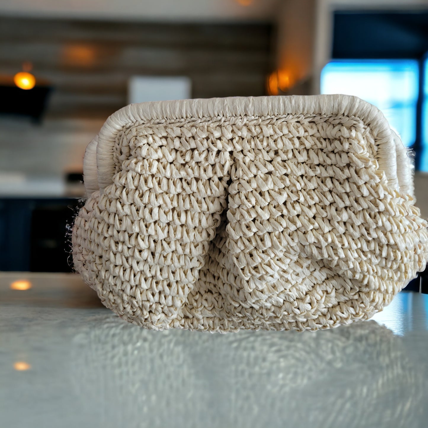 Straw Crossbody Purse