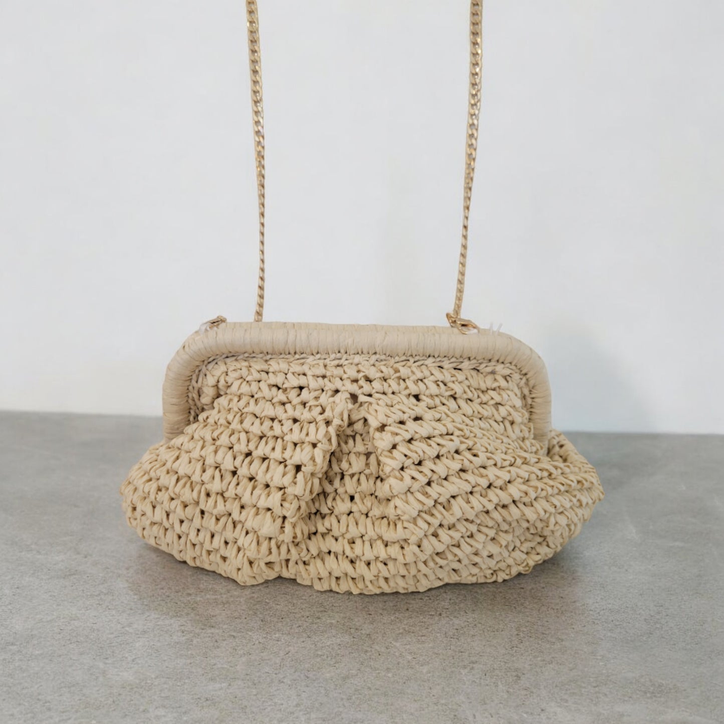 Straw Crossbody Purse
