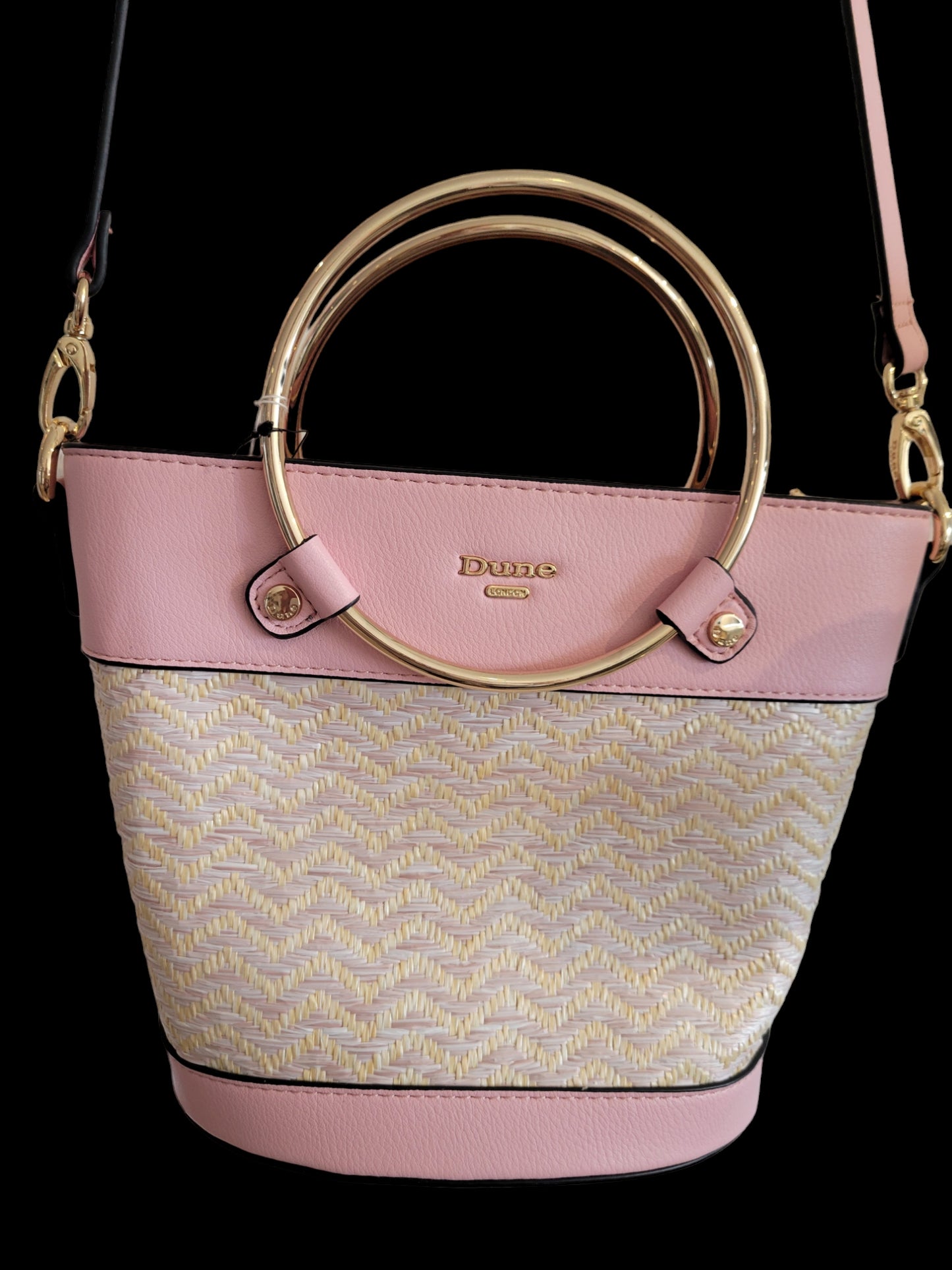 DUNE LONDON DIRCLE PINK SHOPPER BAG